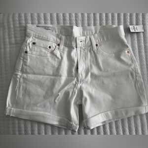 GAP White Jean Shorts